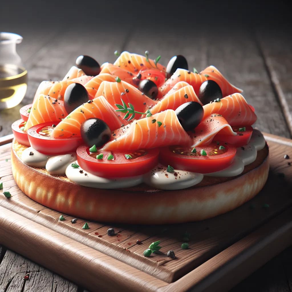 Tartines de Saumon et Fromage