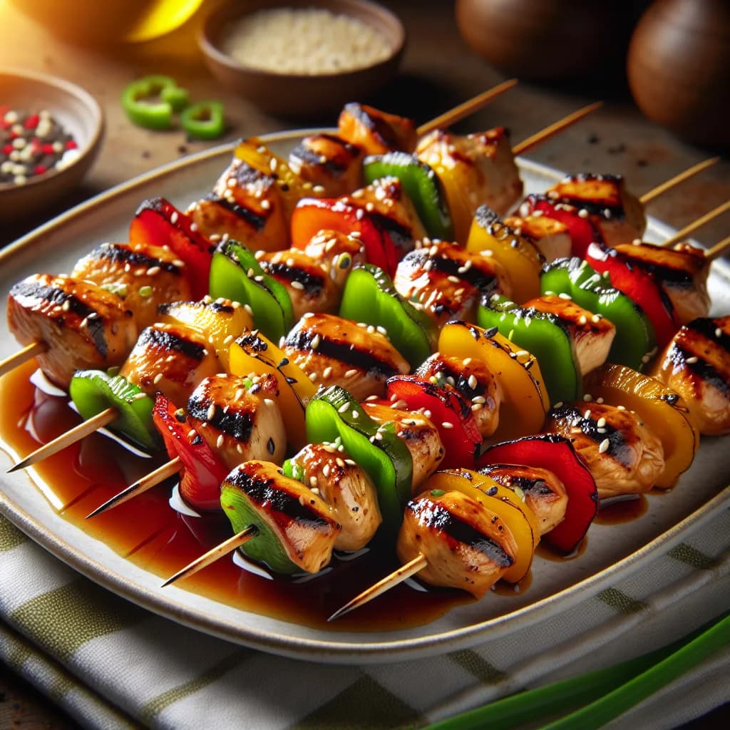 Teriyaki Chicken Kabobs
