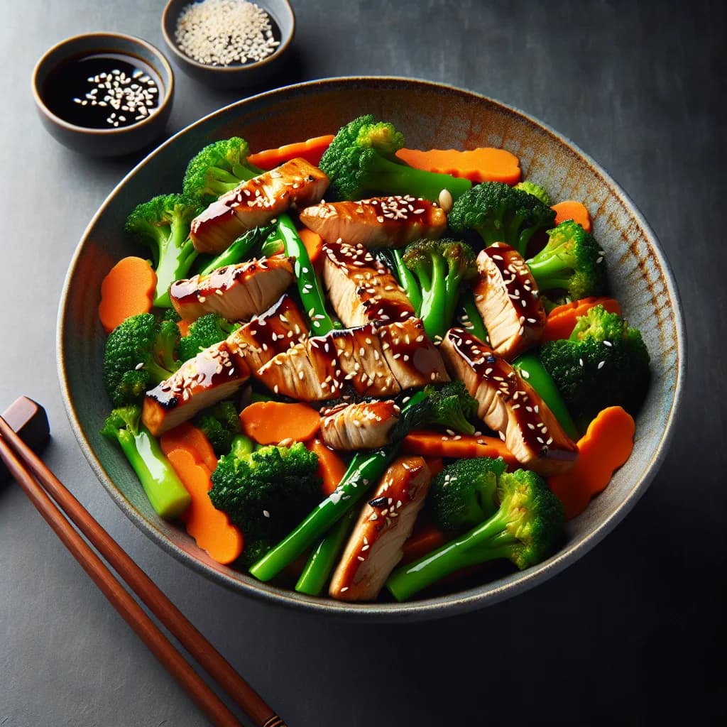 Teriyaki Chicken and Vegetable Stir-Fry
