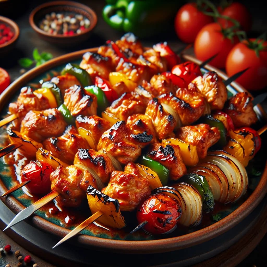 Teyirkya Chicken Skewers