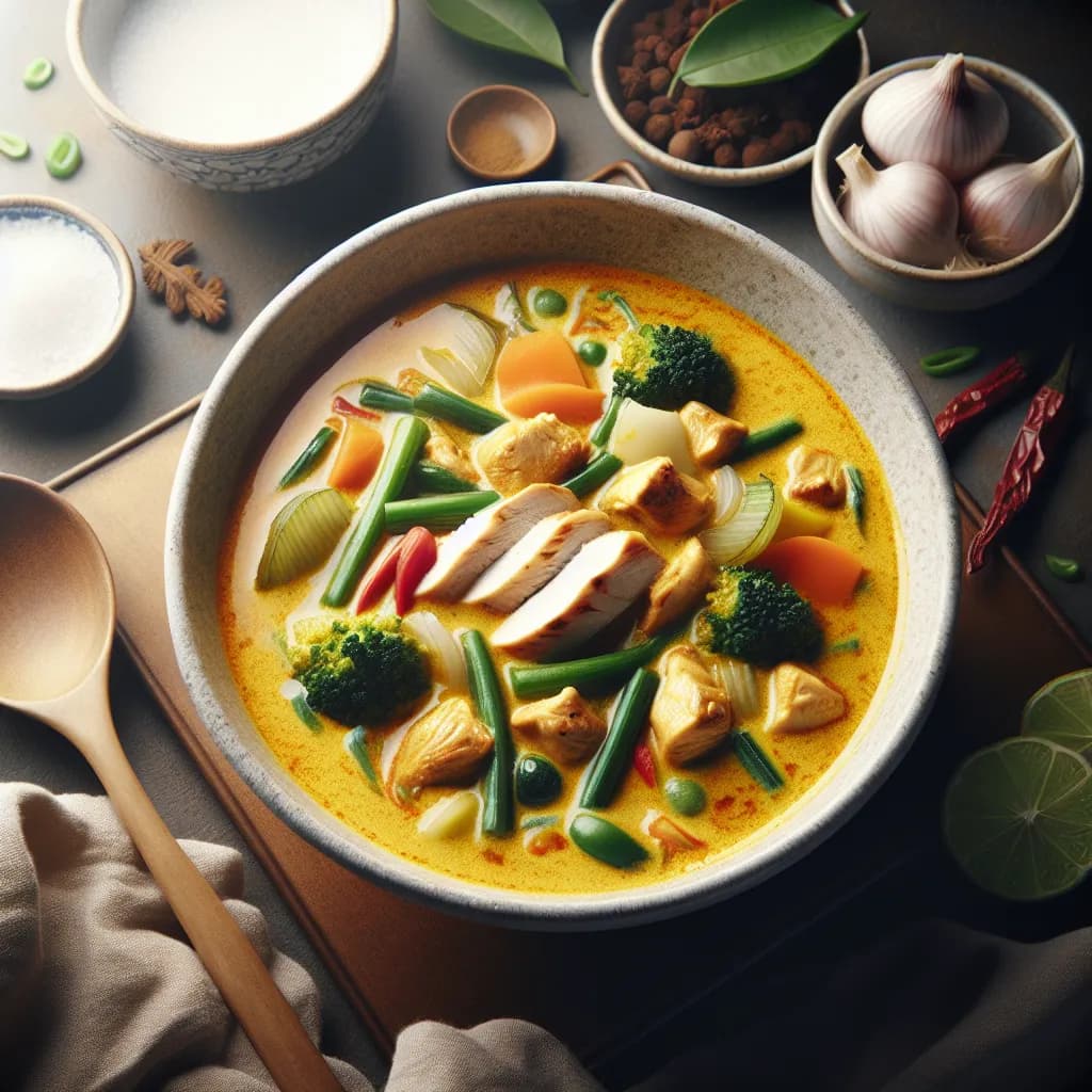 Thai Coconut Curry Soup