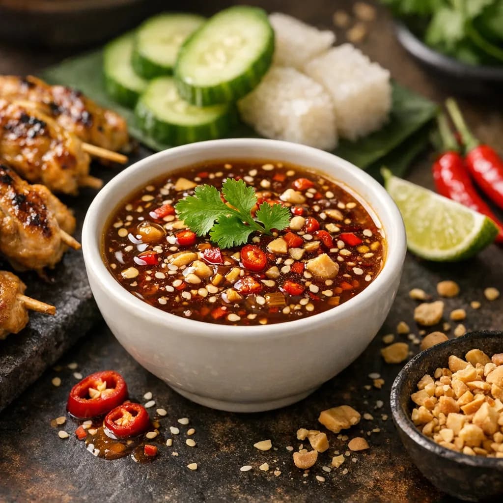 Thai Spicy Caramel Dipping Sauce