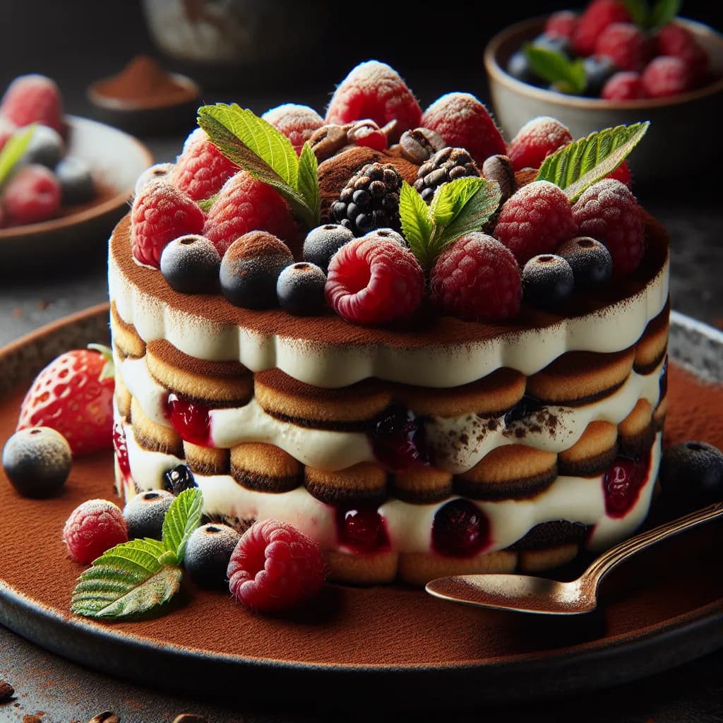 Tiramisu aux Fruits Rouges