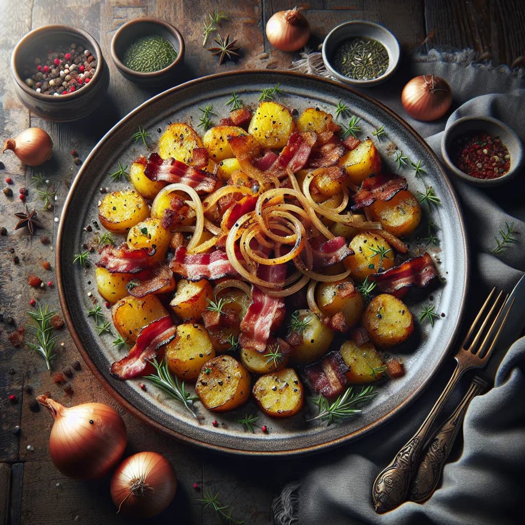 Tiroler Gröstl mit Speck