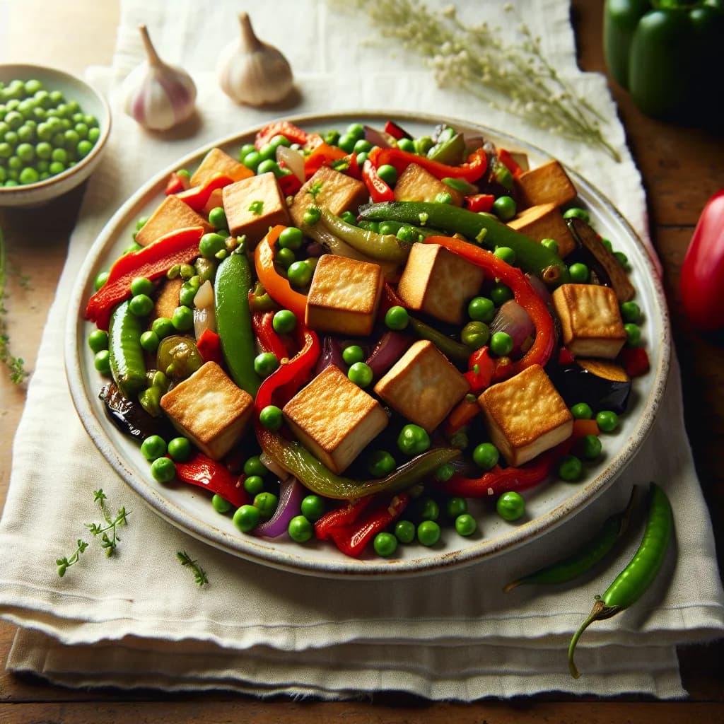 Tofu Saltato con Verdure