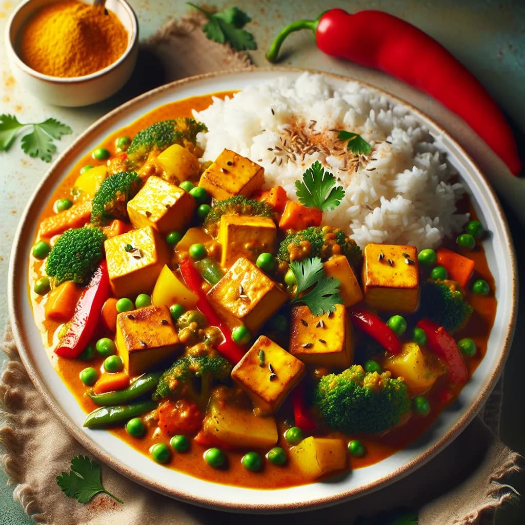 Tofu and Vegetable Curry