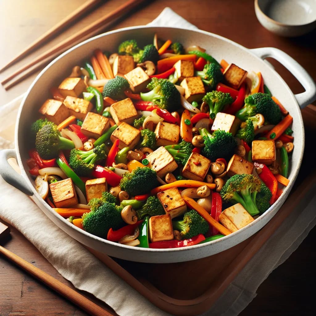 Tofu-Gemüse-Pfanne