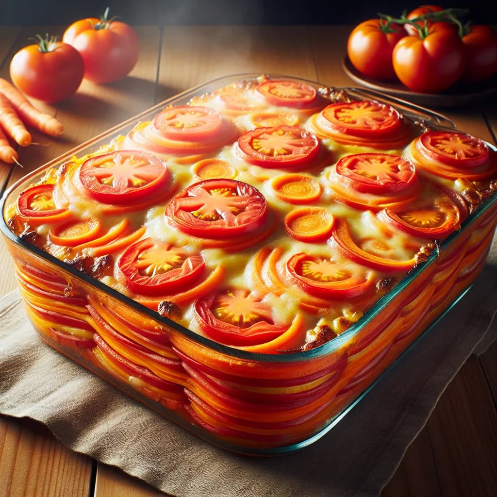 Tomaten-Karotten-Auflauf