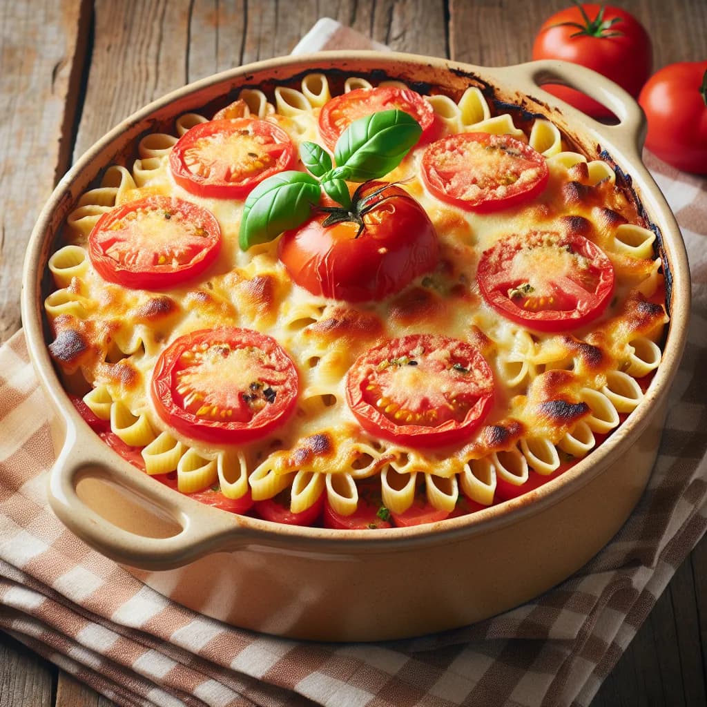 Tomaten-Nudel-Auflauf