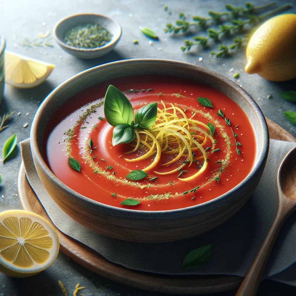 Tomaten-Zitronen-Suppe