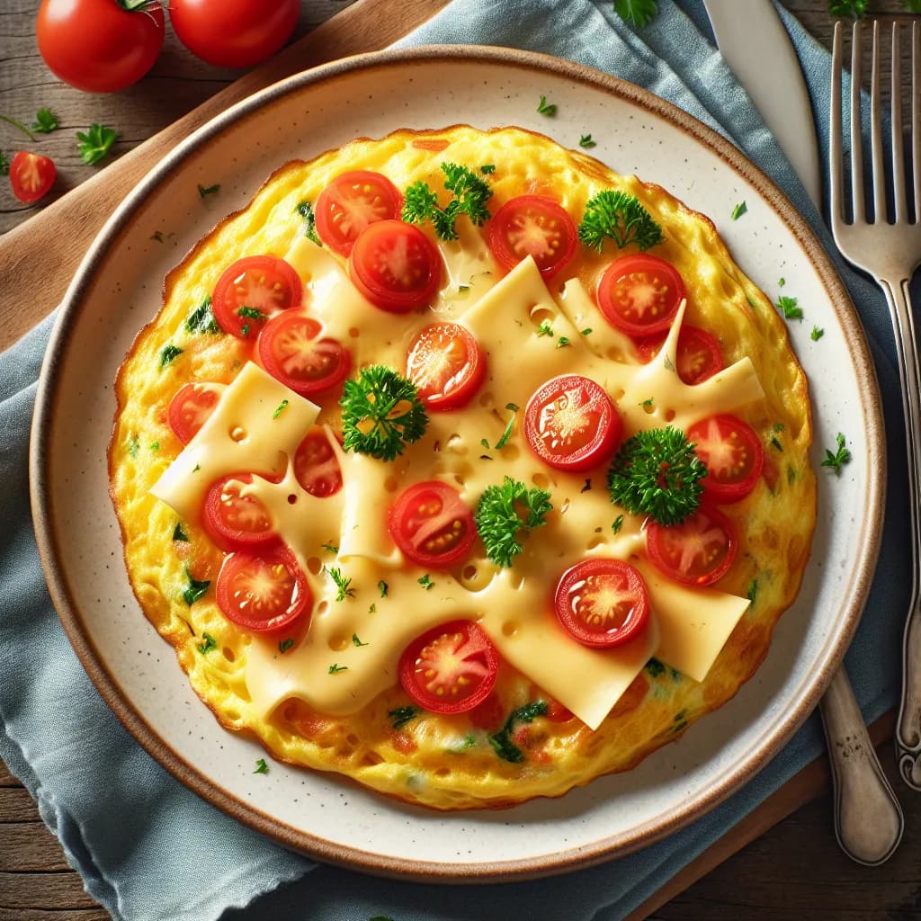 Tomato Cheese Omelette
