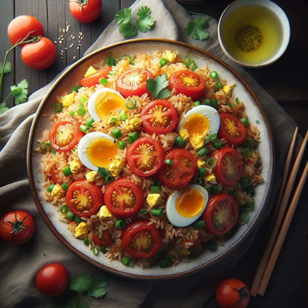 Tomato Egg Fried Rice
