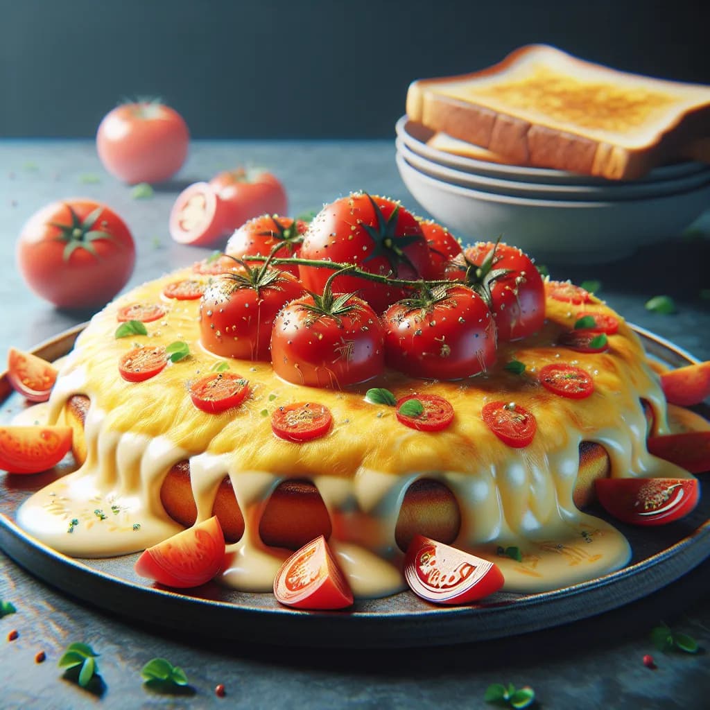 Tomato and Cheese Omelette