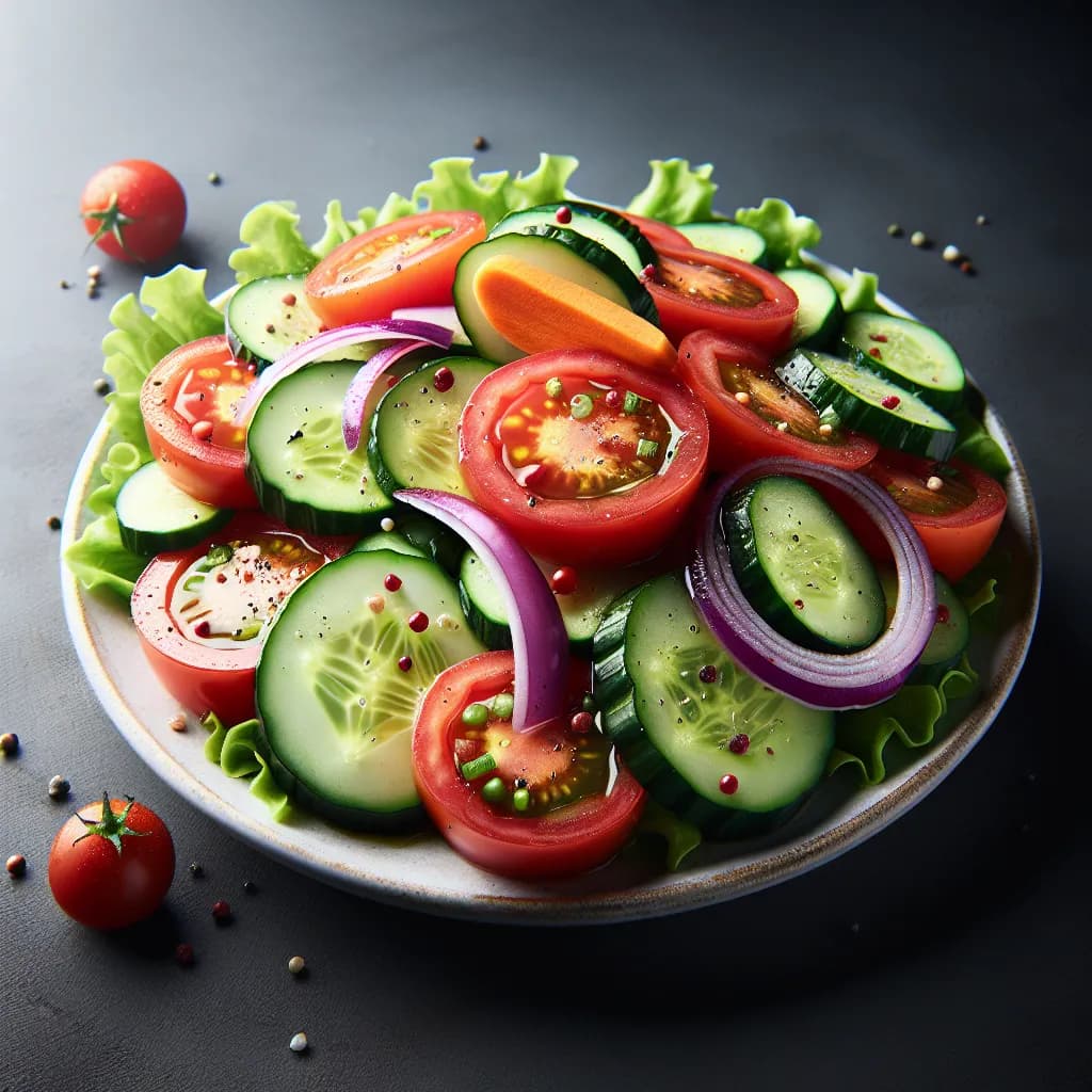 Tomato and Cucumber Salad