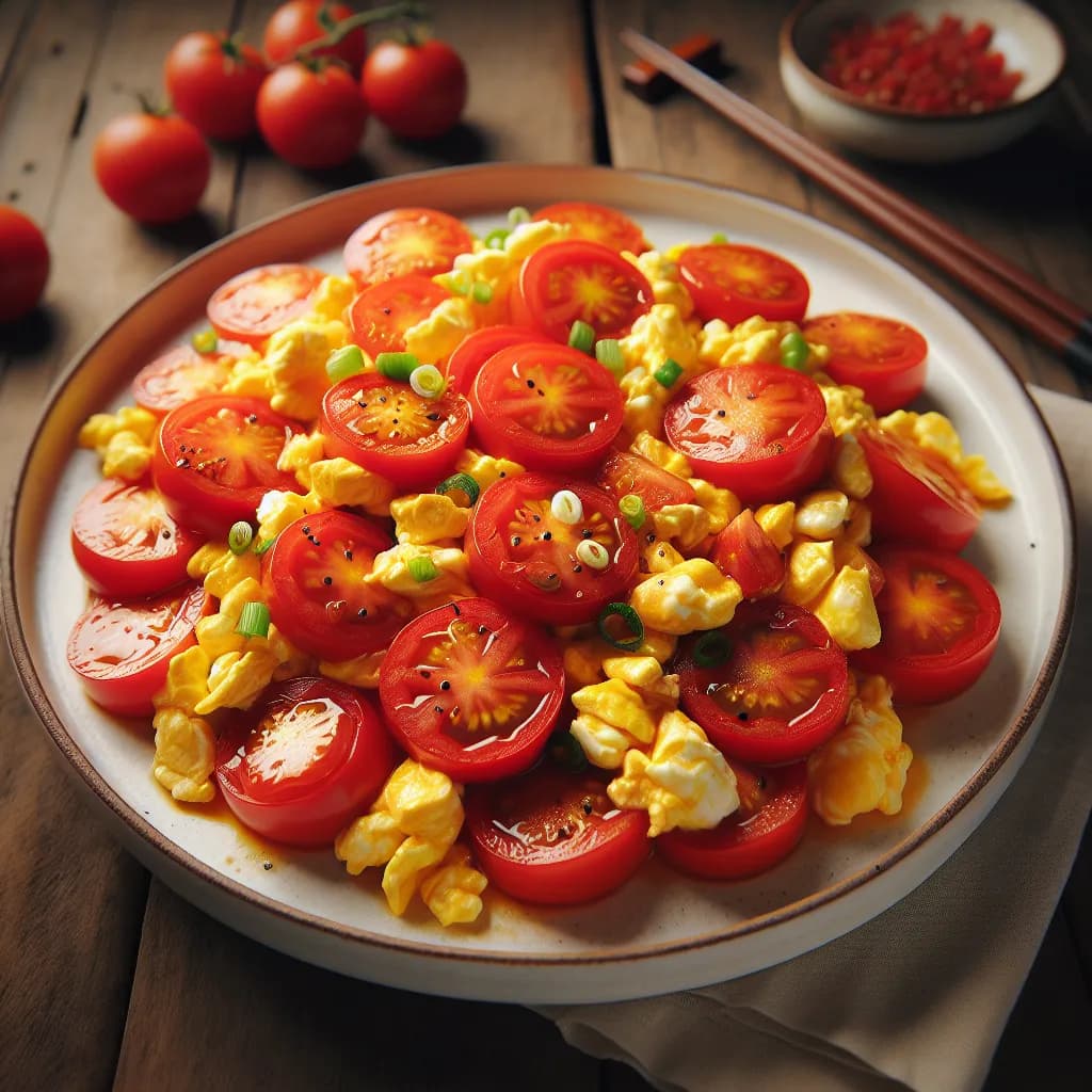 Tomato and Egg Stir-Fry