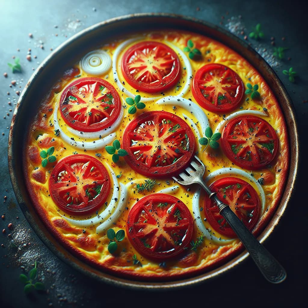 Tomato and Onion Frittata