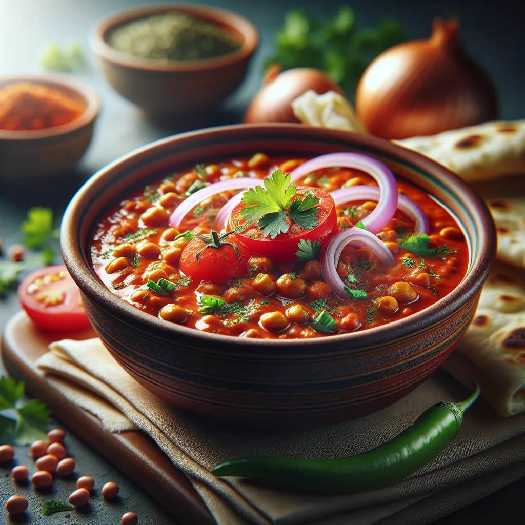 Tomato and Onion Lentil Curry