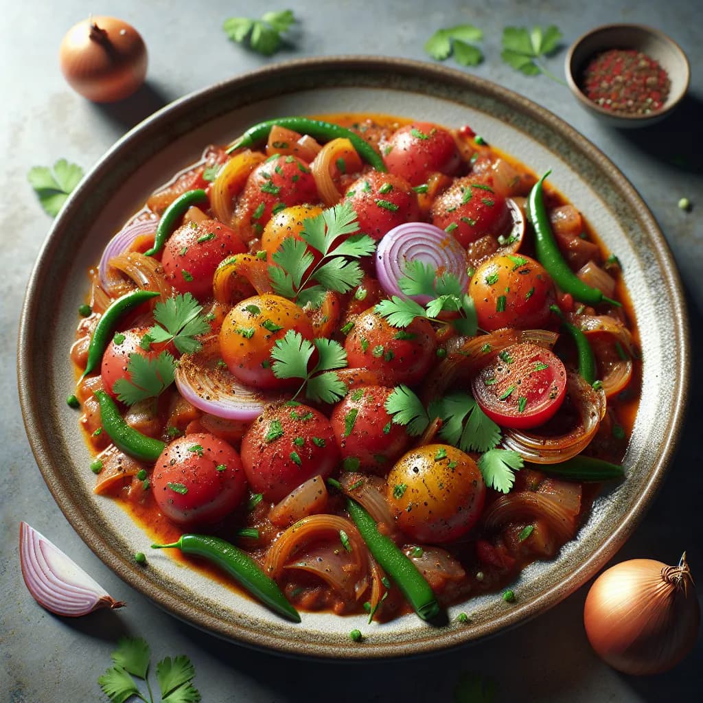 Tomato and Onion Masala