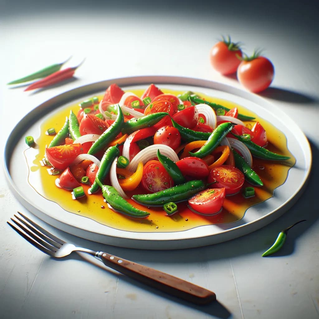 Tomato and Onion Stir-fry