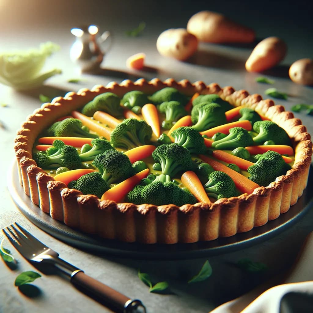 Torta Salata di Verdure e Fecola di Patate