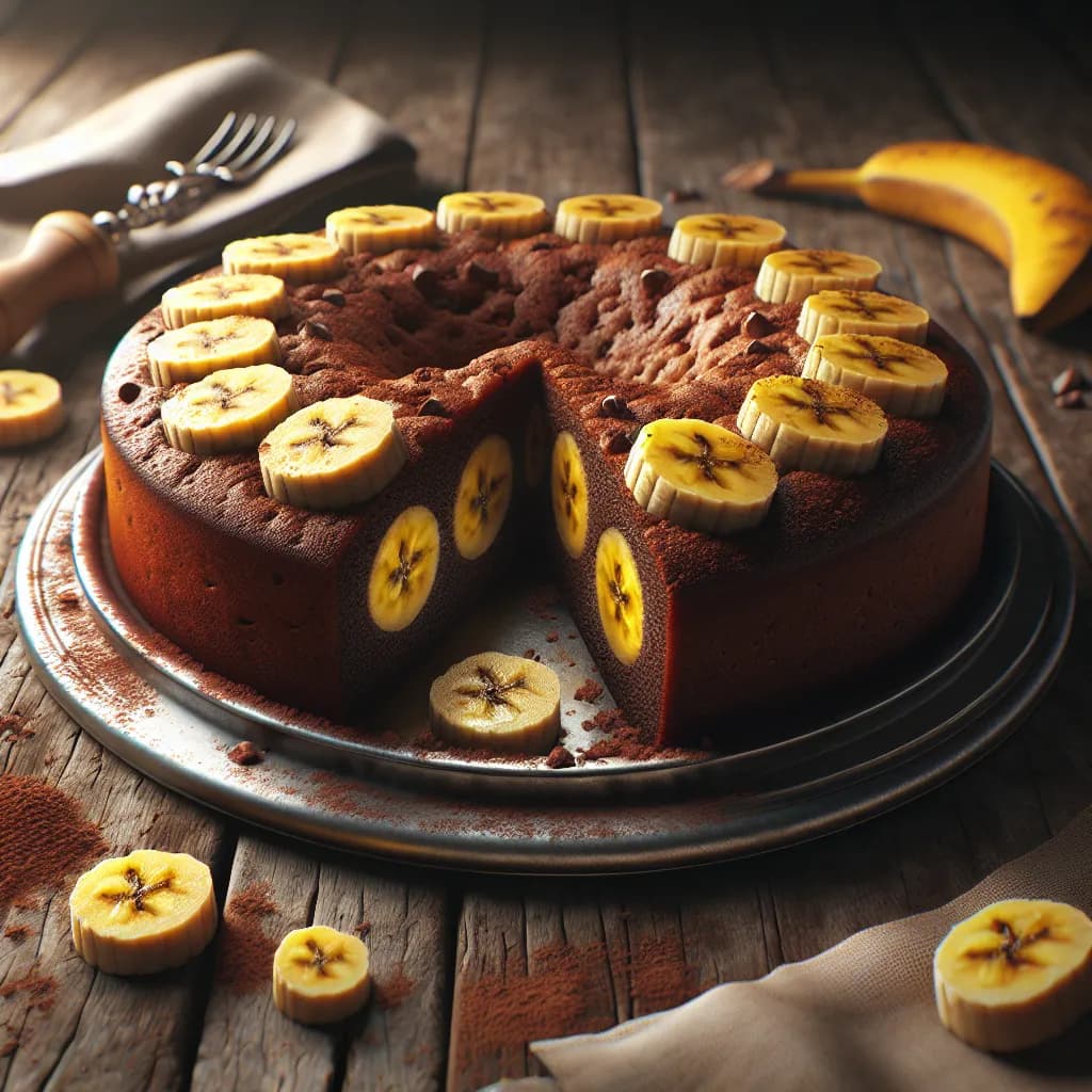 Torta di Banana e Cacao