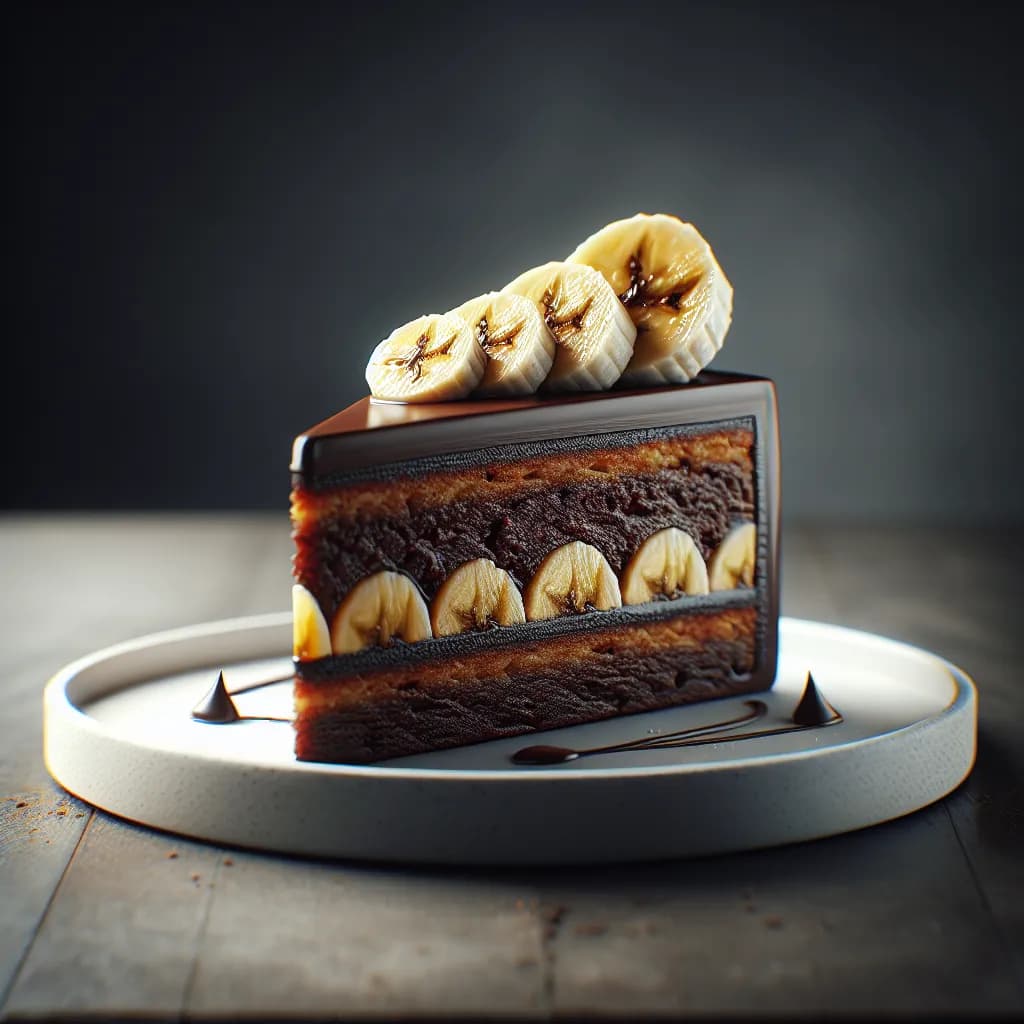Torta di Banana e Cioccolato