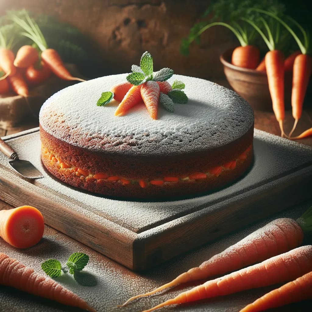 Torta di Carote con Eritritolo