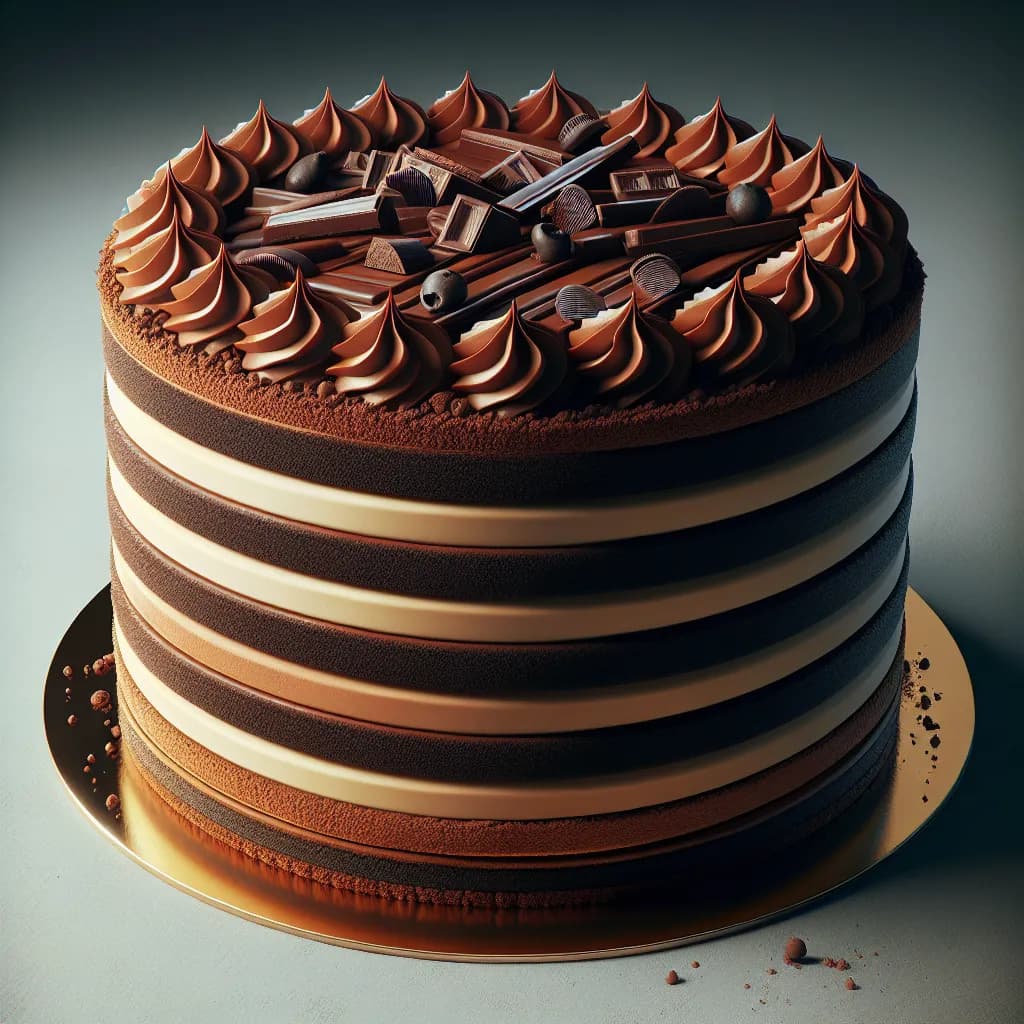 Torta di Cioccolato a 10 Strati