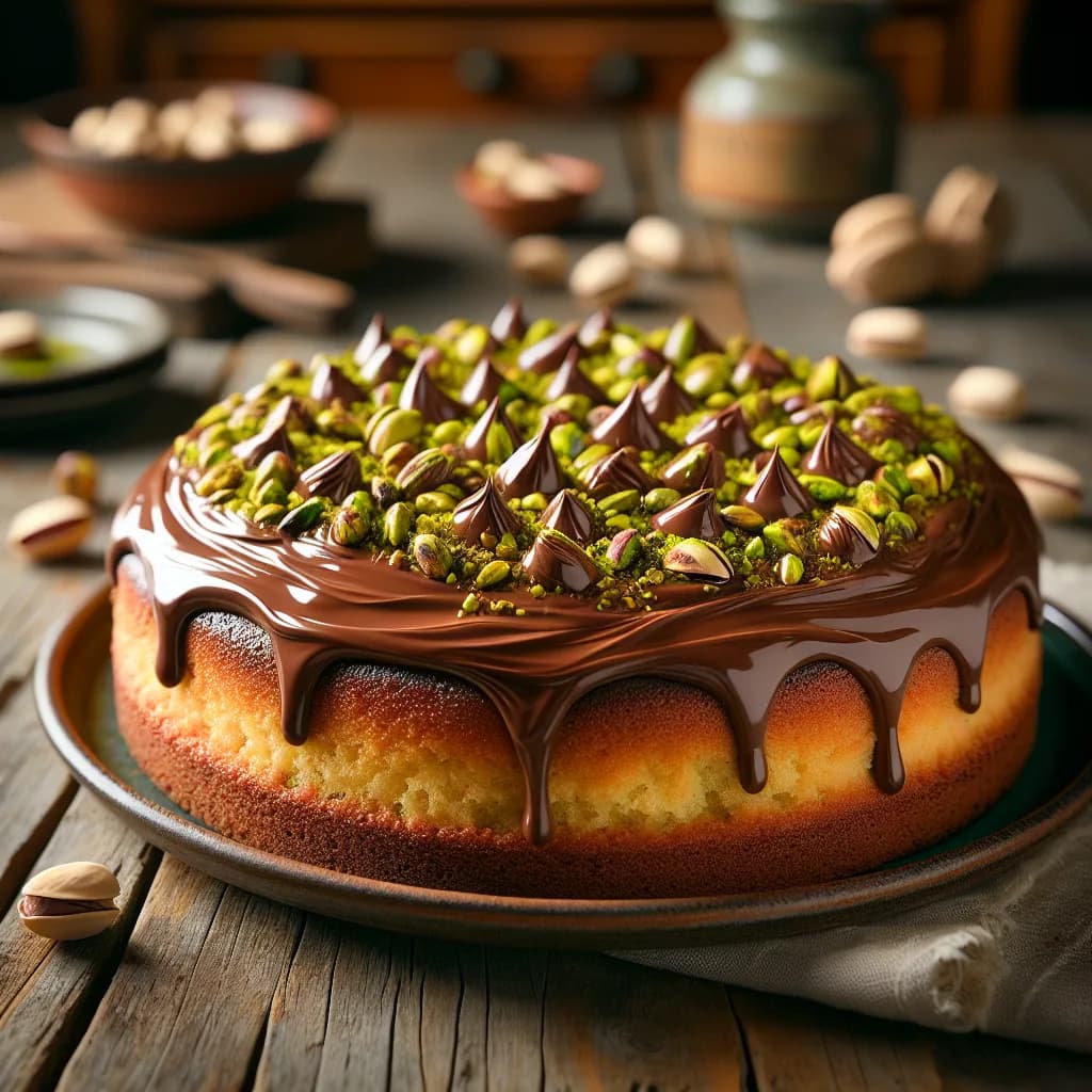 Torta di Nutella e Pistacchio