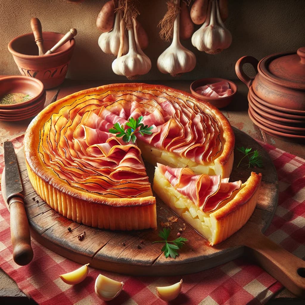Torta di Patate e Prosciutto Cotto