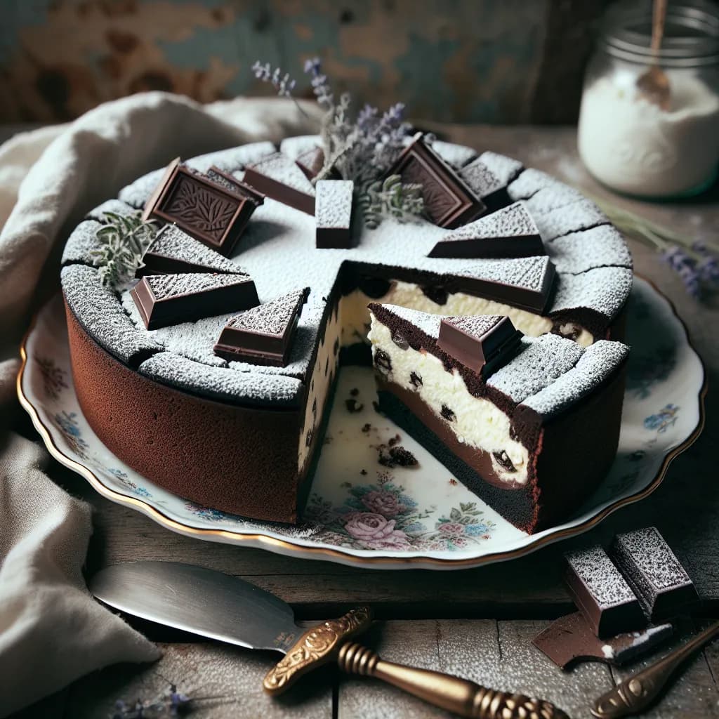 Torta di Ricotta e Cioccolato
