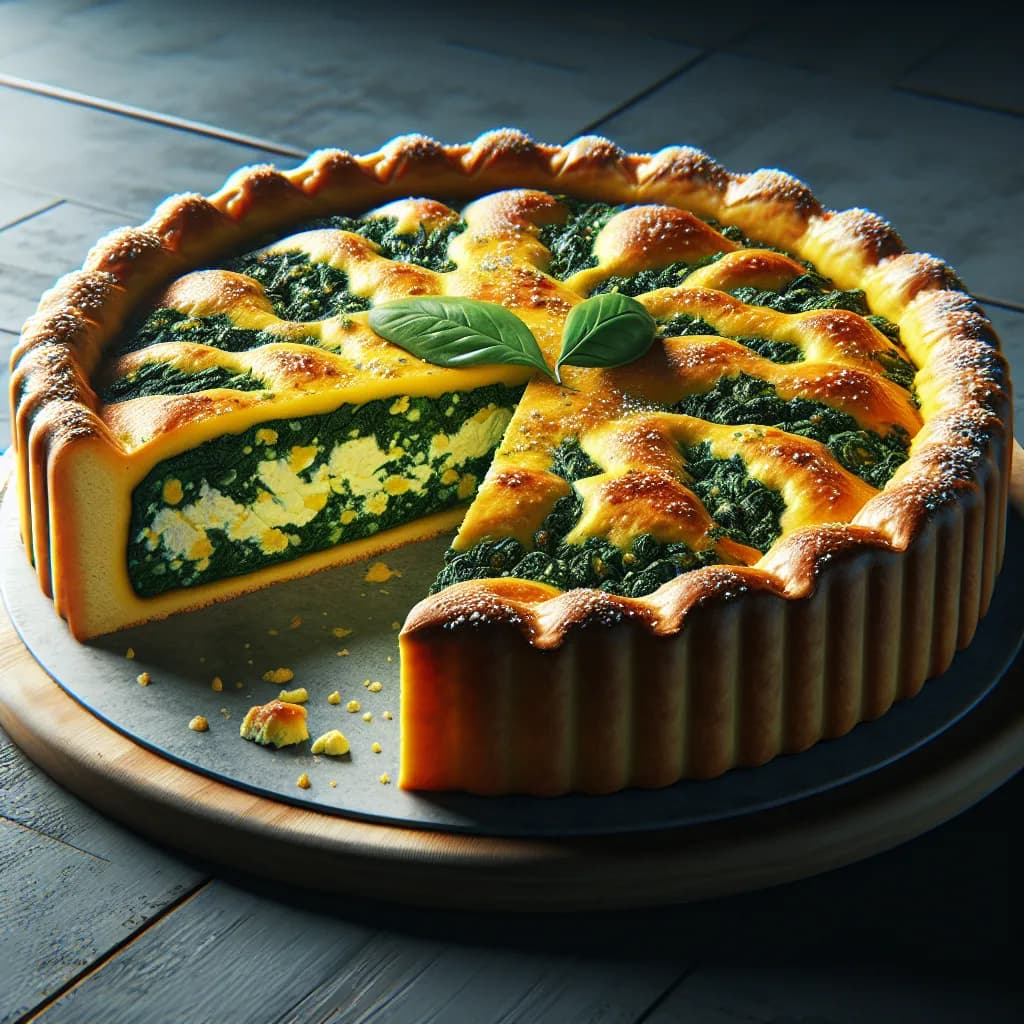 Torta di Ricotta e Spinaci