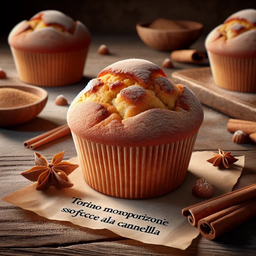 Tortino Monoporzione Soffice alla Cannella