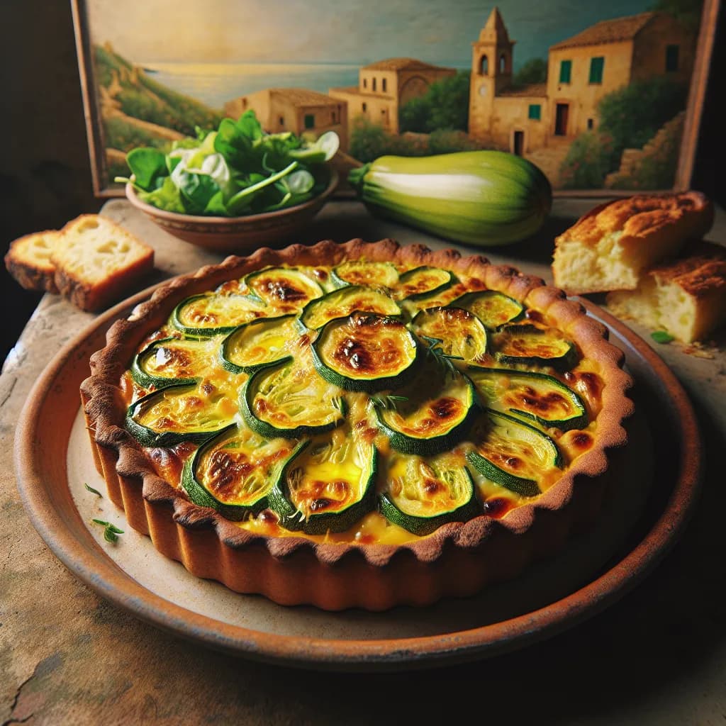 Tortino di Zucchine alla Sarda