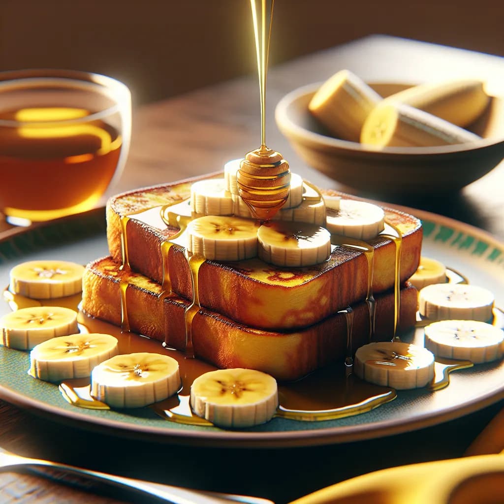 Tostadas Francesas con Plátano