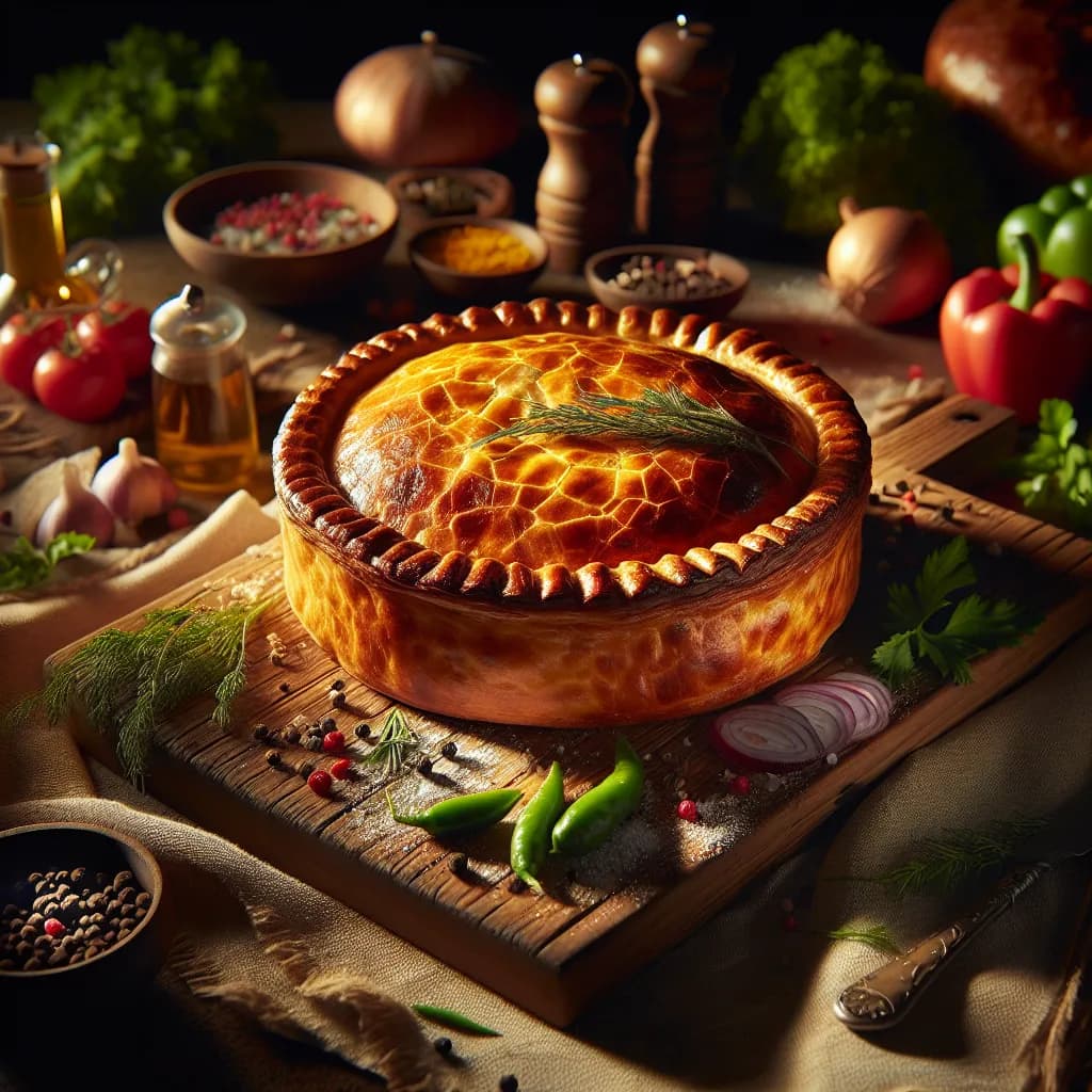 Traditional Firewood Meat Pie