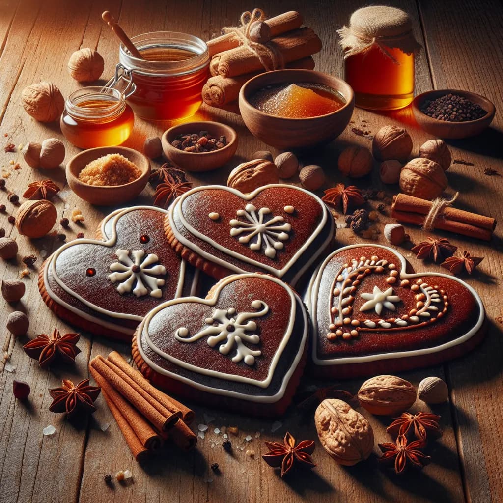 Traditional German Lebkuchen