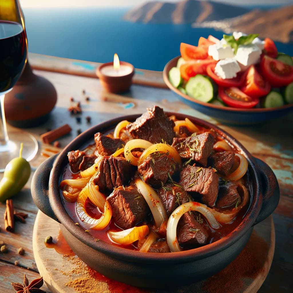 Traditional Greek Beef Stifado
