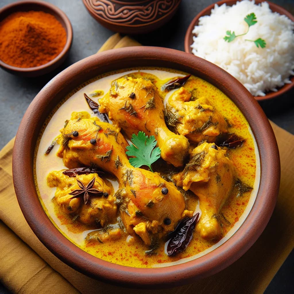 Traditional Kerala Chicken Curry