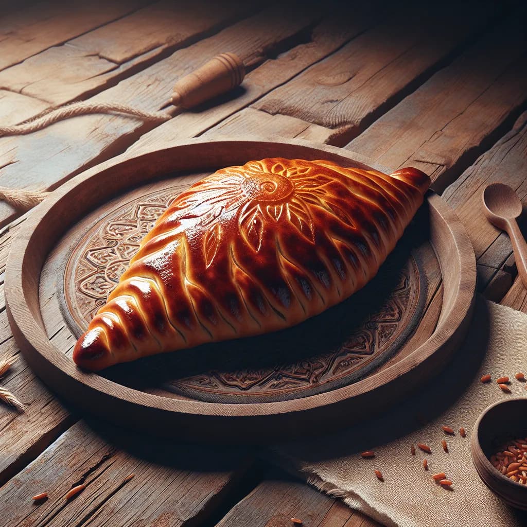 Traditional Uzbek Somsa