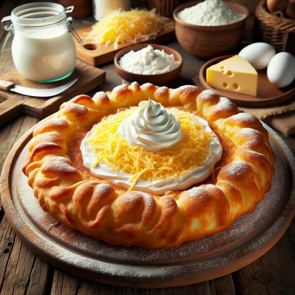Traditioneller Lángos