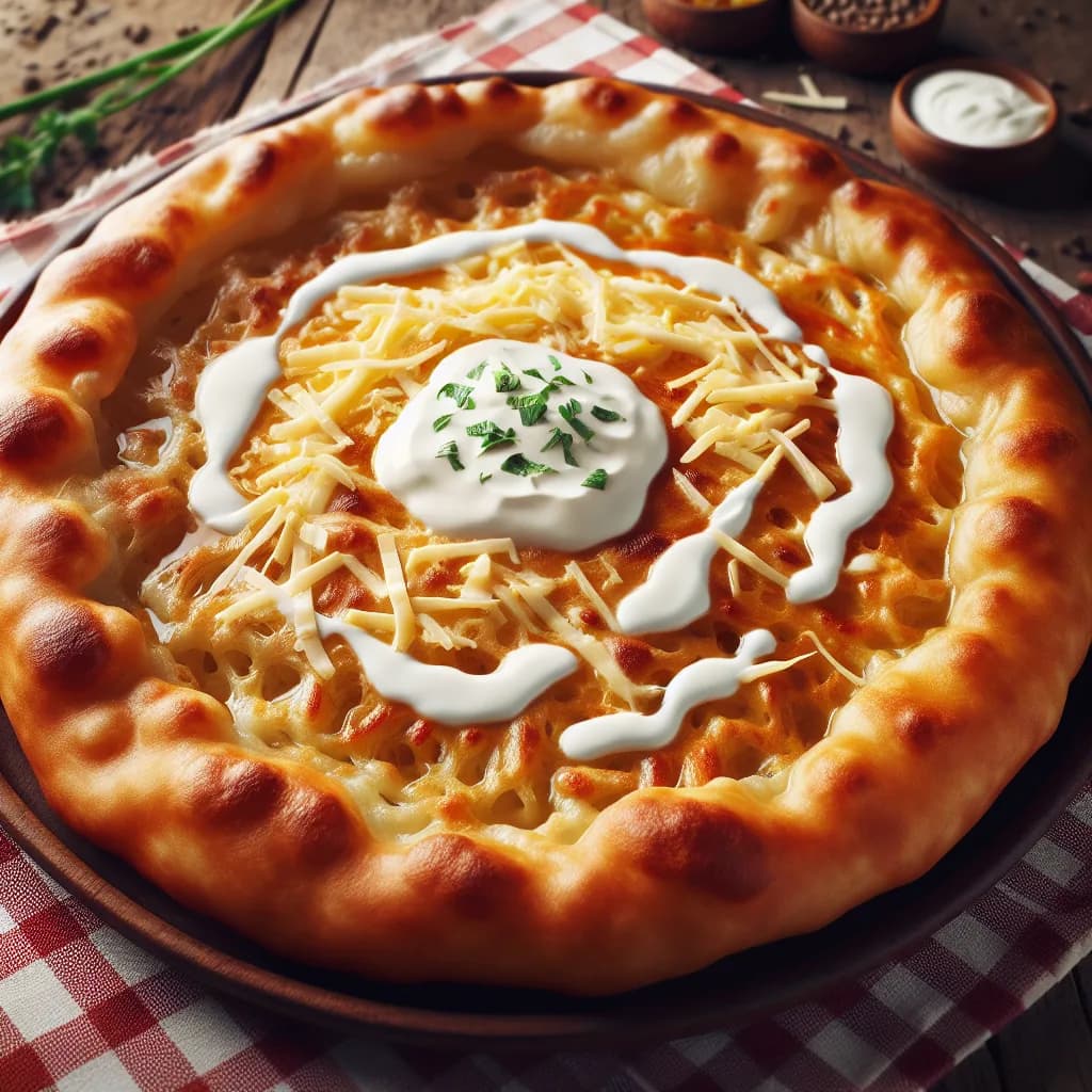 Traditioneller Lángos