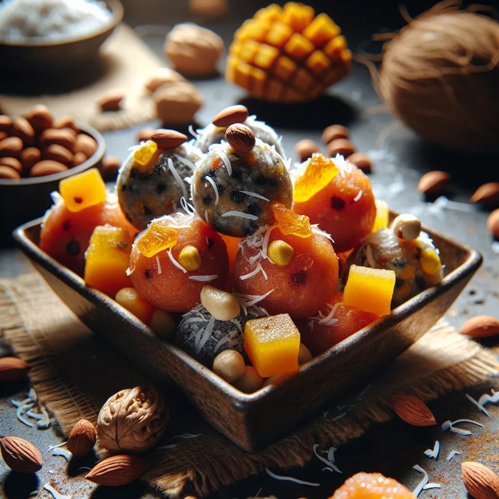 Tropical Fruit Laddoos