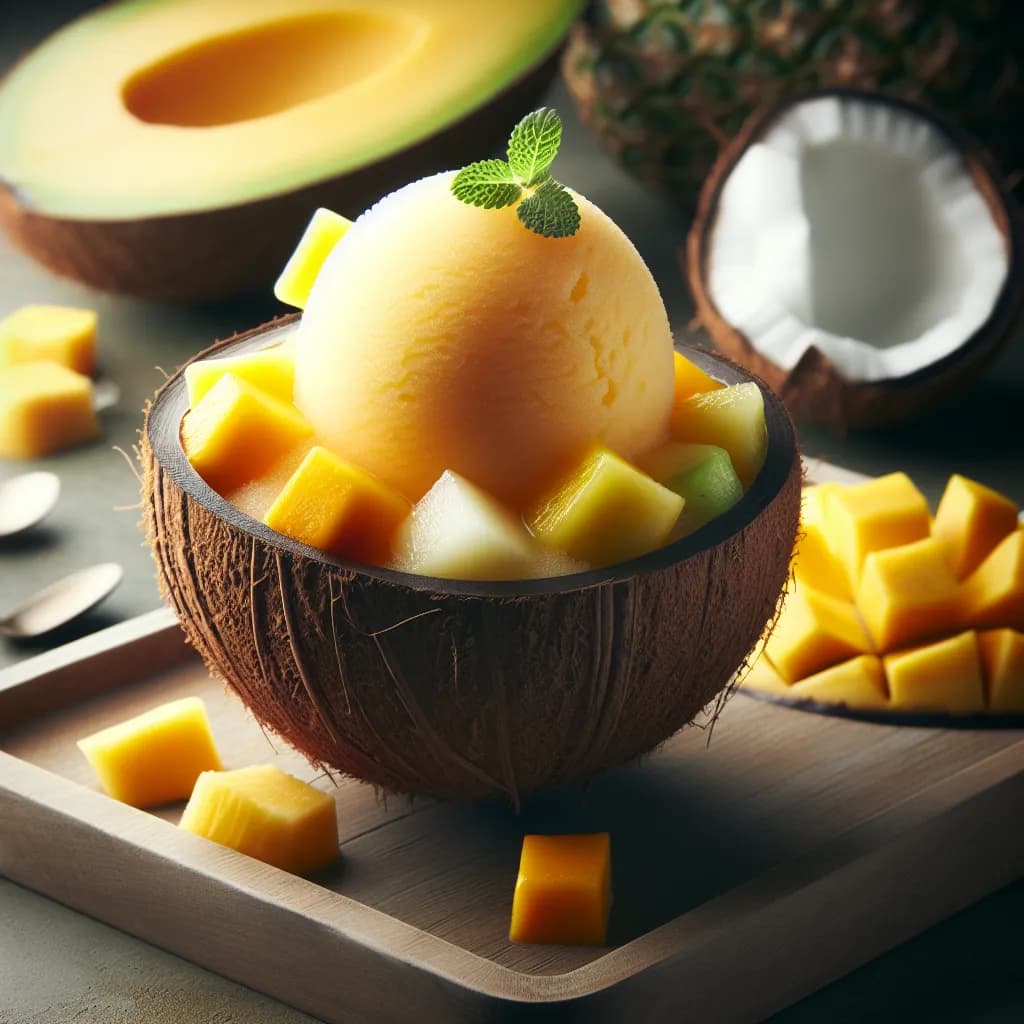 Tropical Fruit Sorbet