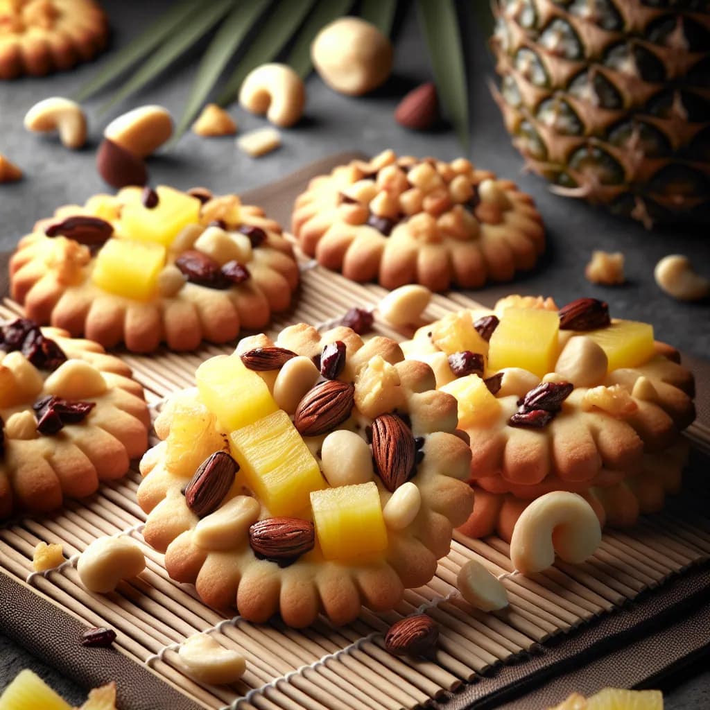 Tropical Pineapple Shortbread