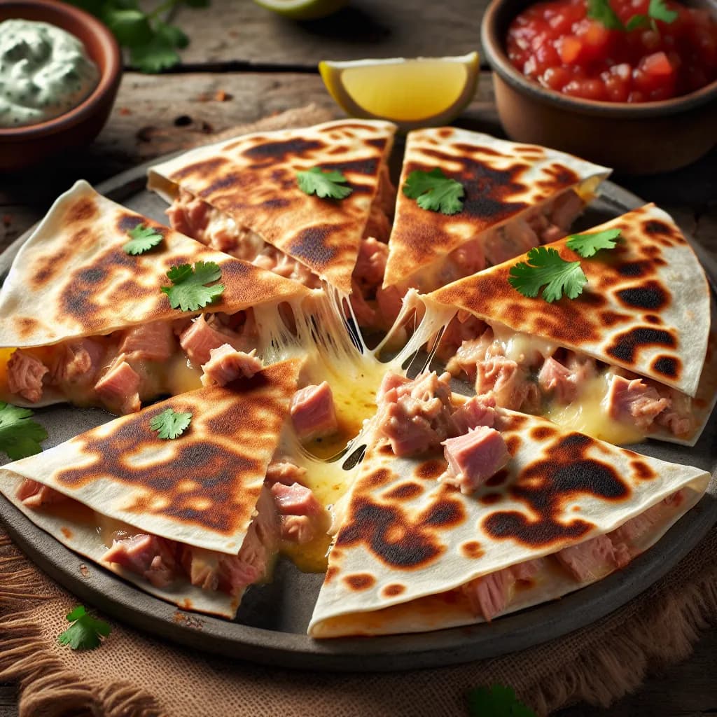 Tuna Cheese Quesadillas