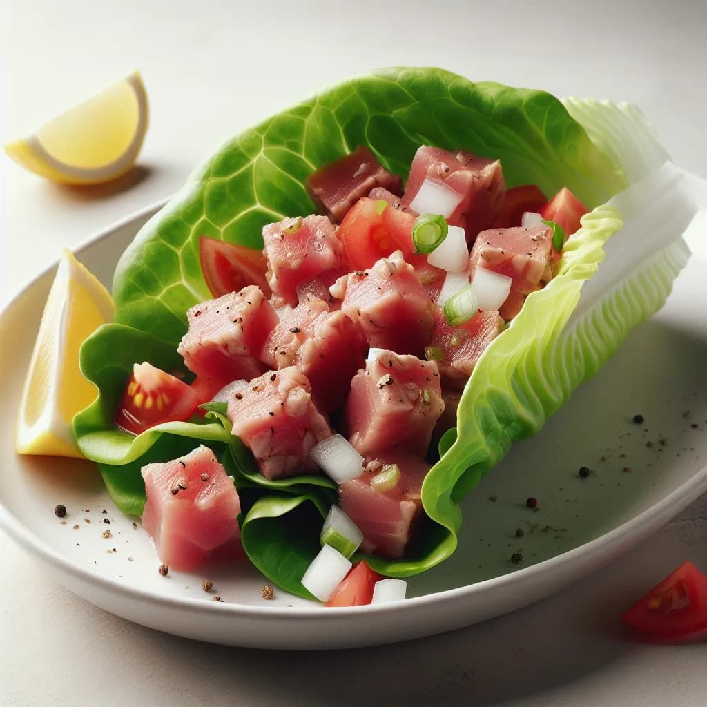 Tuna Lettuce Wraps