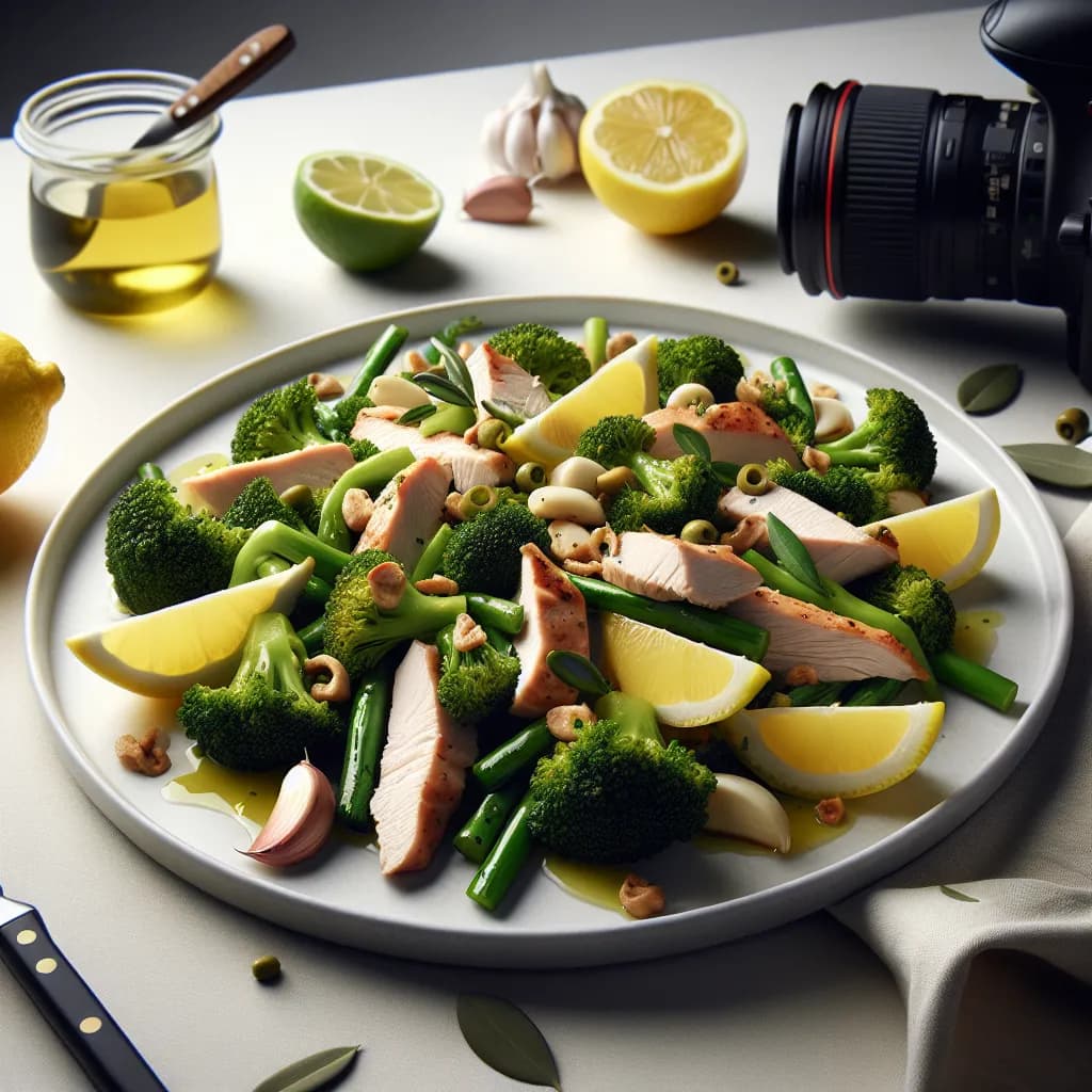 Turkey & Broccoli Lemon Garlic Stir-Fry