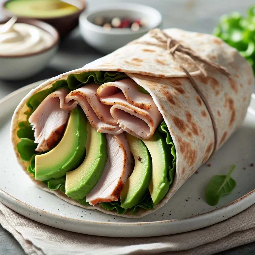 Turkey and Avocado Wrap