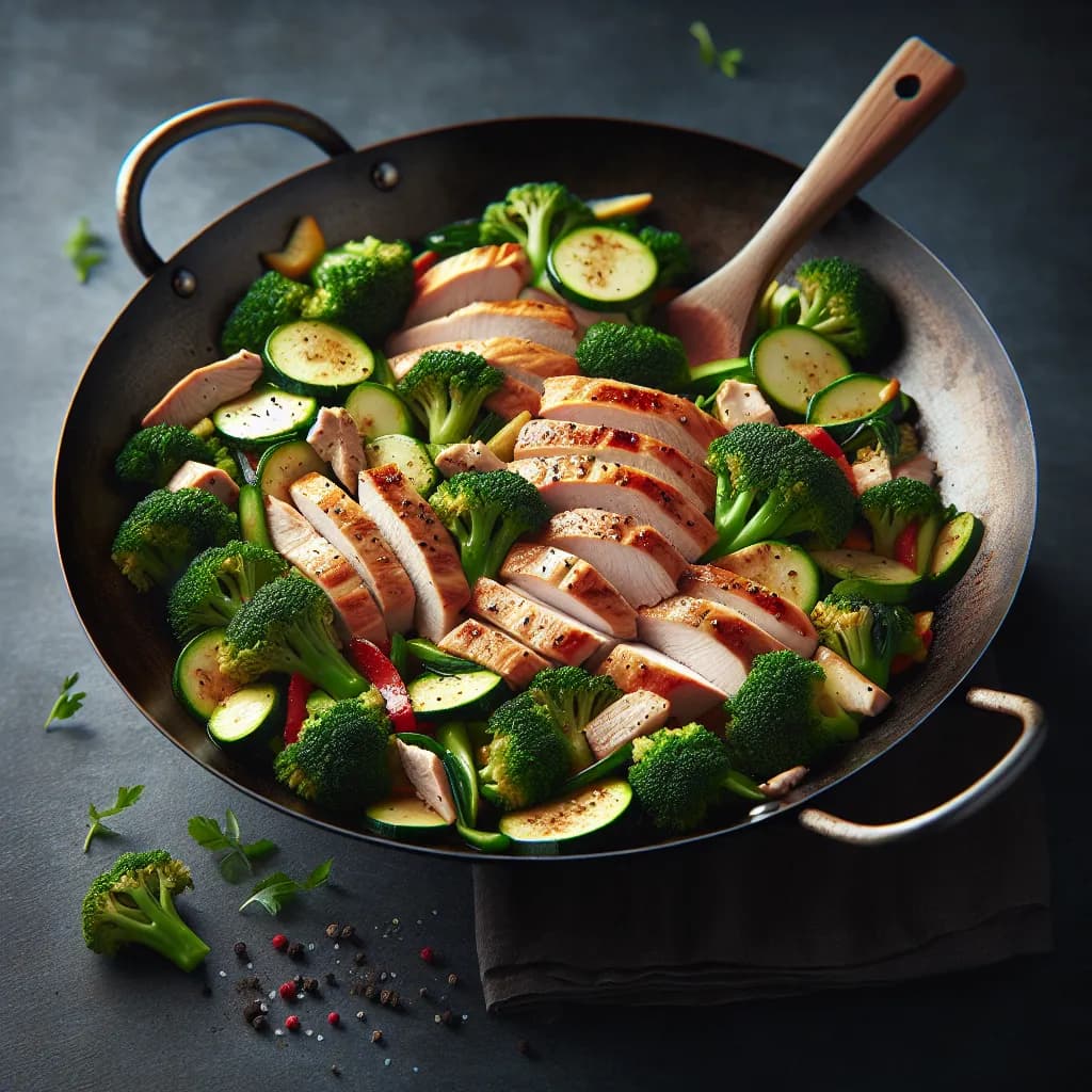 Turkey and Broccoli Stir-Fry